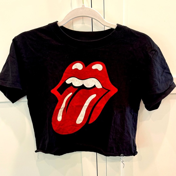 Treasure & Bond Rolling Stones Girls T-Shirt Size L 10-12 - Picture 1 of 4